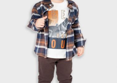 Πεντάτσεπο παντελόνι για αγόρι | ΚΑΦΕ - Energiers - 